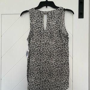 Old Navy. Leopard print tank top